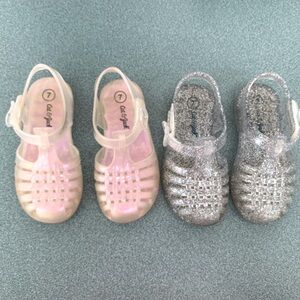 Cat and Jack toddler girls jelly sandles size 7c